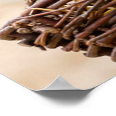 Welpe der deutschen Schäferhirte im Korb Poster (Ecke)