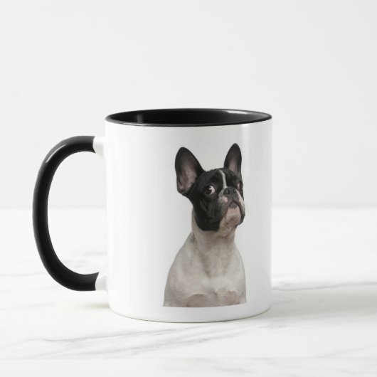 Welpe der französischen Bulldogge (5 Monate alte) Tasse (Links)