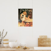 Welpe, die badet poster (Küche)