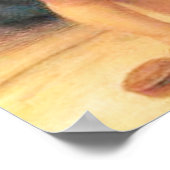 Welpe, die badet poster (Ecke)