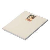 Welpe, die ein Bad Vintag antike Notizblock (Rotiert)