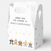 Welpe Dog Birthday Danke Geschenkschachtel (Geöffnet)