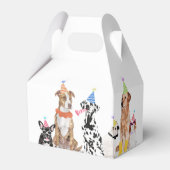 Welpe Dog Birthday Danke Geschenkschachtel (Rückseite)