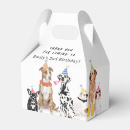 Welpe Dog Birthday Danke Geschenkschachtel