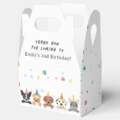 Welpe Dog Birthday Danke Geschenkschachtel (Geöffnet)