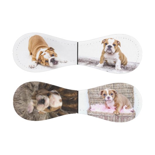 Welpe Dog Foto Collage Keepake Baseball (Paneele)