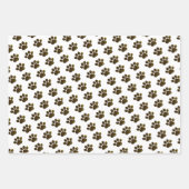 Welpe Dog Muster blau Geschenkpapier Set (Vorderseite 2)