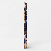 Welpe Dog Navy Blue Design Case-Mate iPhone Hülle (Hinten/Links)