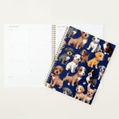 Welpe Dog Navy Blue Design Planer (Anzeige)
