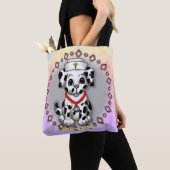 Welpe Dog Nurse Tote Bag Tasche (Von Nahem)