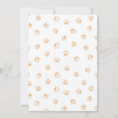 Welpe Dog Pals Birthday Girl Einladung (Rückseite)