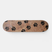 Welpe Dog Paw Prints in Sand Skateboard / Wall Art (Horizontal)