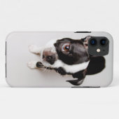 Welpe Edison Boston Terrier Case-Mate iPhone Hülle (Rückseite (Horizontal))