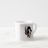 Welpe Edison Boston Terrier Espressotasse (Vorderseite Rechts)