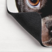 Welpe Edison Boston Terrier Mousepad (Ecke)