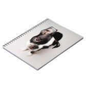 Welpe Edison Boston Terrier Notizblock (Linke Seite)