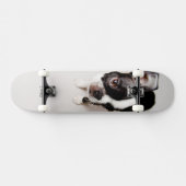 Welpe Edison Boston Terrier Skateboard (Horizontal)