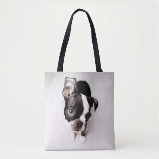 Welpe Edison Boston Terrier Tasche (Vorderseite)