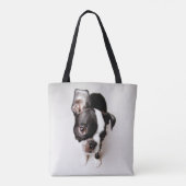 Welpe Edison Boston Terrier Tasche (Rückseite)