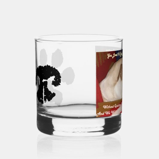 Welpe Erinnerungen Whiskyglas (Rechts)