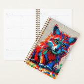 Welpe expressive abstrakte Tierkunst Planer (Anzeige)