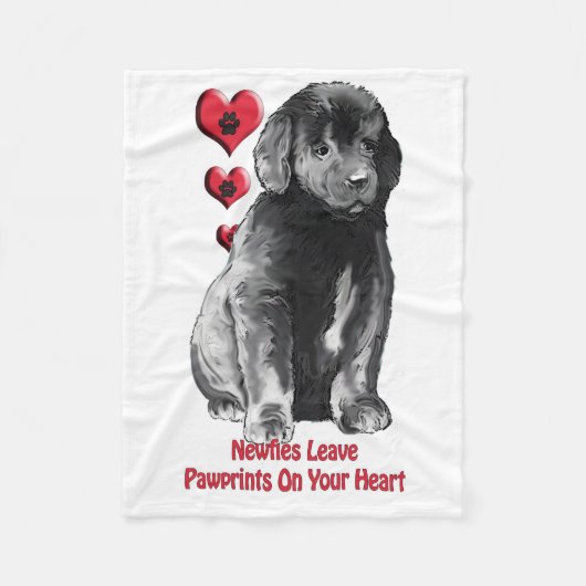 Welpe-Flop Fleecedecke (Vorderseite)