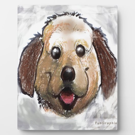 Welpe Fotoplatte (Vorderseite)