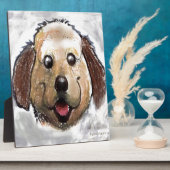 Welpe Fotoplatte (Seite)