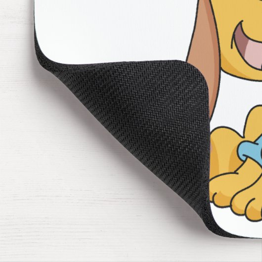 Welpe füttern mich mousepad (Ecke)