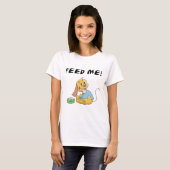 Welpe füttern mir T-Shirts und Geschenke (Vorne ganz)