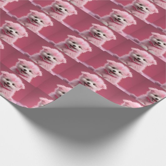 Welpe Geschenkpapier (Ecke)