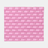 Welpe gestreift fleecedecke (Vorderseite (Horizontal))