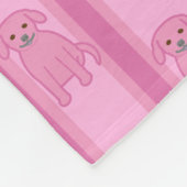 Welpe gestreift fleecedecke (Ecke)