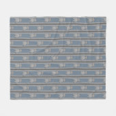 Welpe gestreift fleecedecke (Vorderseite (Horizontal))