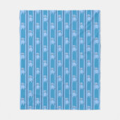 Welpe gestreift fleecedecke (Vorderseite)