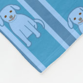 Welpe gestreift fleecedecke (Ecke)