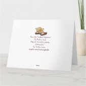 Welpe-Golden Retriever-Hundeportrait vermisst Karte (Rückseite)