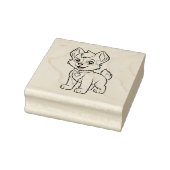 Welpe Gummistempel (Stempel)