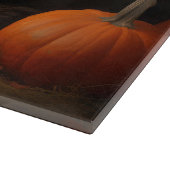 Welpe Herbst Kürbis Schneidebrett (Ecke)