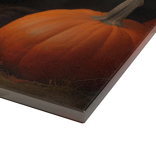 Welpe Herbst Kürbis Schneidebrett (Ecke)