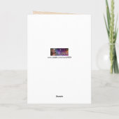 Welpe Herbstgrüße Karte (Rückseite)