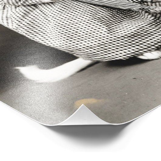 Welpe Holding Small Kitten Fotodruck (Ecke)