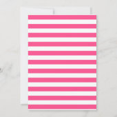 Welpe Hund Birthday Einladung Balloons Girl pink (Rückseite)