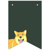 Welpe Hund Birthday Pawty Party Jagd Flag Banner (Zweite Fahne)