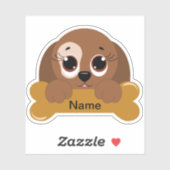 Welpe Hund Die Sticker Decal schneiden (Blatt)