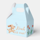 Welpe Hund Geburtstagsparty Gefälligkeitsboxen Geschenkschachtel (Vorderseite)