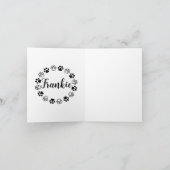 Welpe Hund Geburtstagsparty Welpenpau Einladungen (Innenseite)