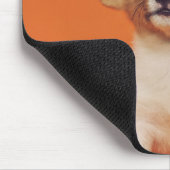 Welpe Hund ich bin ganz Ohr, Niedlich Meme Mousepad (Ecke)