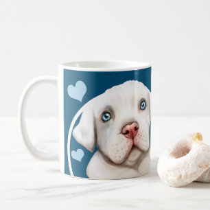 Welpe Hunde, die jeden Snack, den Sie machen Kaffeetasse
