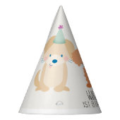 Welpe Hunde Geburtstagsfeiererhut Partyhütchen (Links)